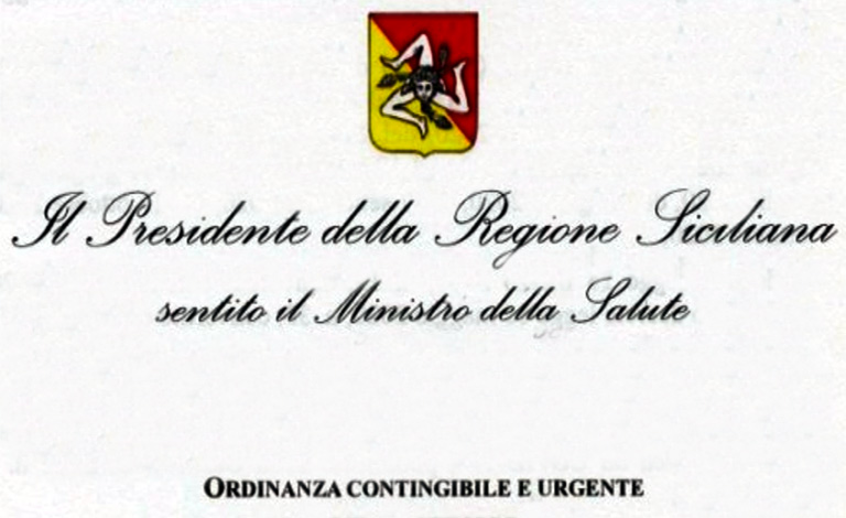 Misure anti Covid-19 in Sicilia, Musumeci firma