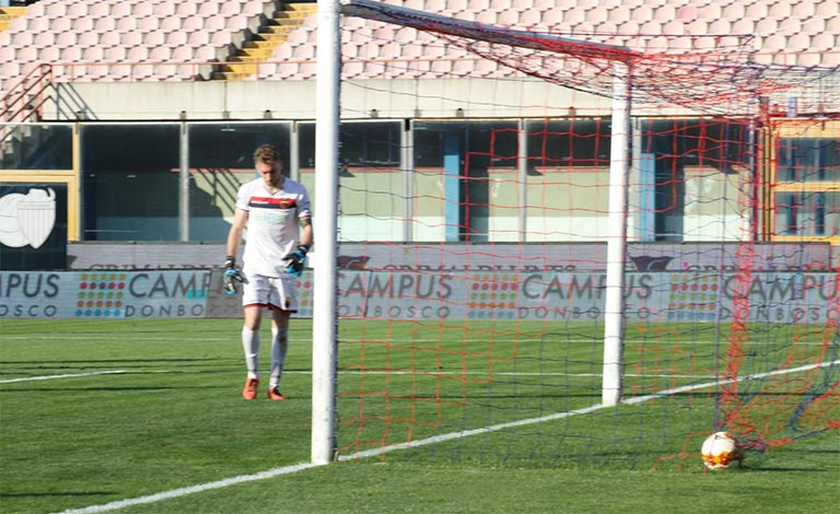 Catania-Casertana 3-0, kalifa Menneh