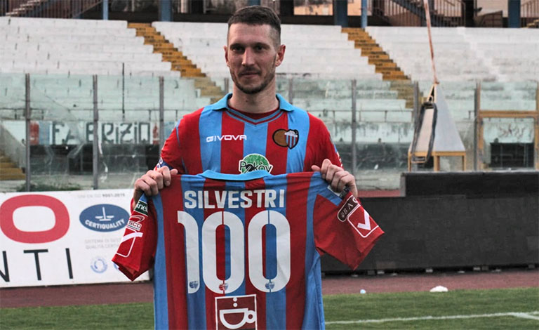 Tommaso Silvestri, Catania-Casertana 3-0