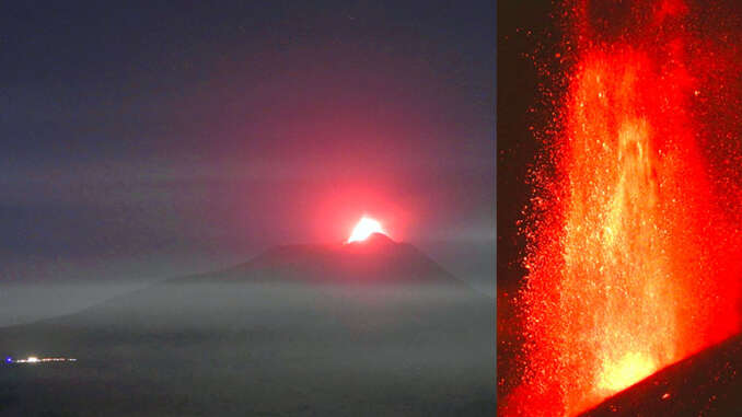 Etna, toccata e fuga con fontane di lava