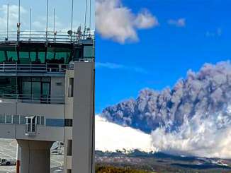 Etna, nube lavica su Catania chiuso spazio aereo