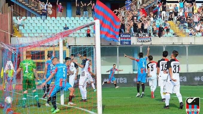 Catania-Castrovillari 4-0, etnei al massimo al Massimino